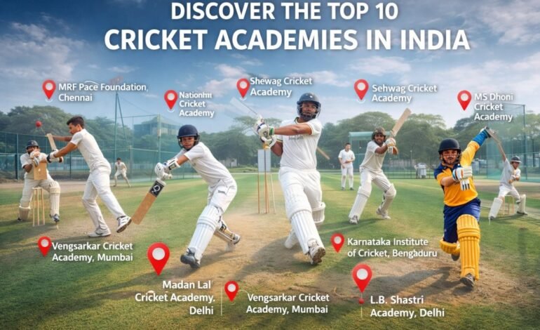 Top 10 Cricket Academies in India That Produce Future Stars