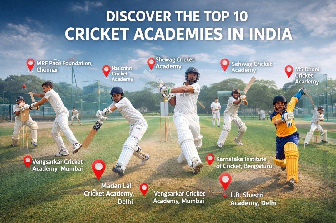 Top 10 Cricket Academies in India That Produce Future Stars